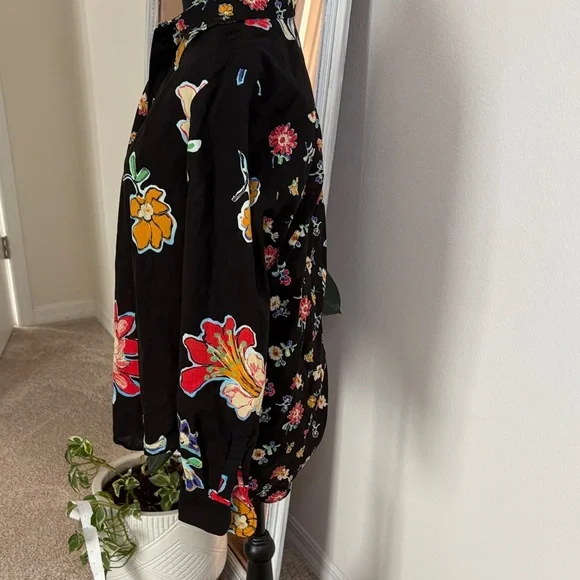 DESIGUAL Floral Button-Up Shirt - Picture 5 of 9